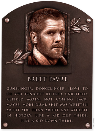 Illustration for article titled Deadspin Hall Of Fame Inductee: Brett Favre